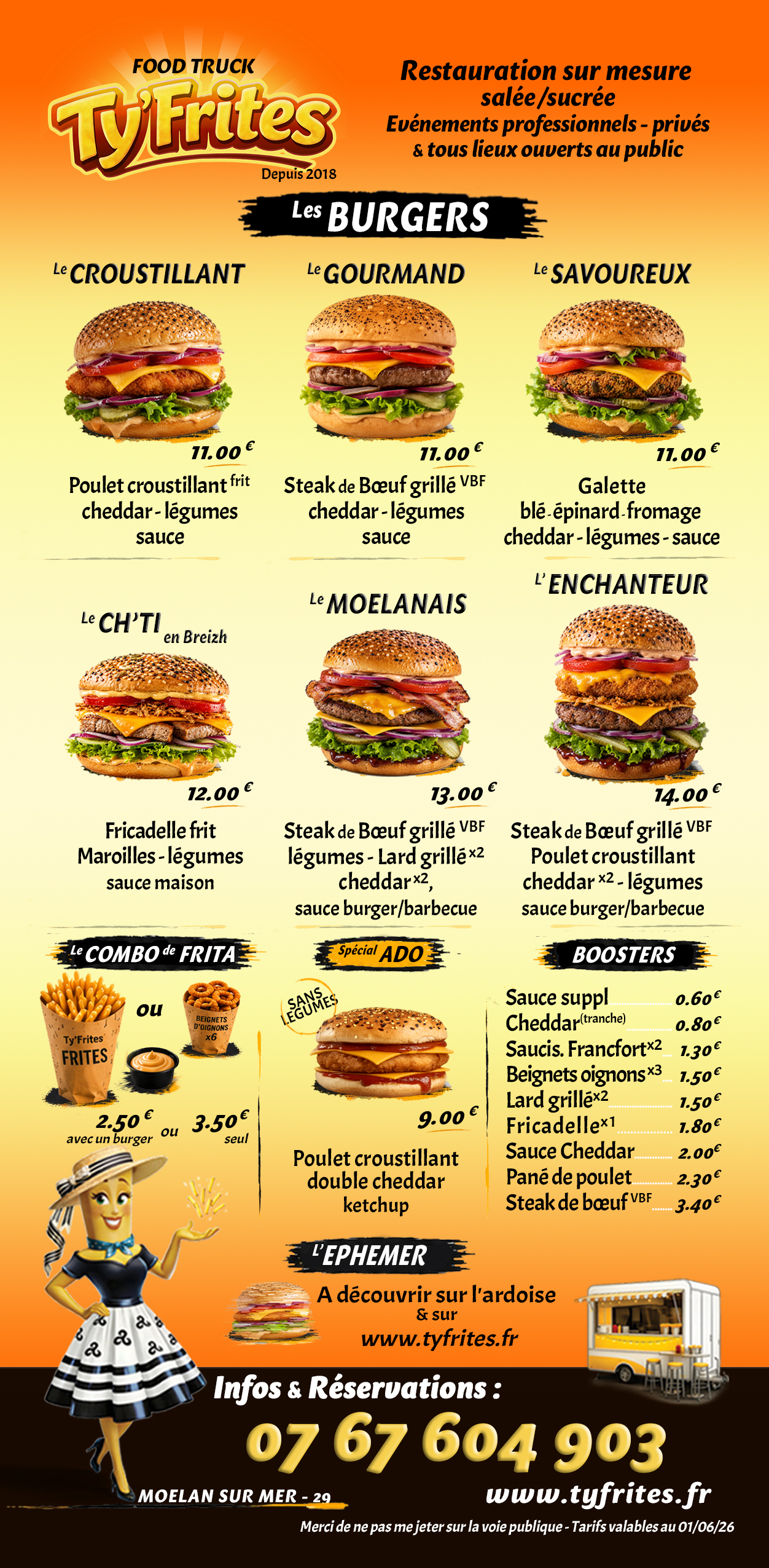 Carte du jour 2